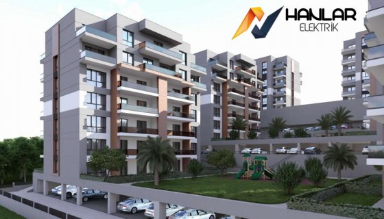 Sade Yeşil Kayapa Evleri